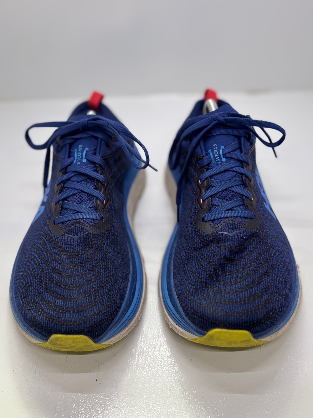 HOKA One One Gaviota 5 Men's 10.5 wide Blue Stability Running Shoes - Picture 6 of 13